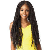 Sensationnel Cloud 9 Swiss Lace HD 4X4 Part Braided Lace Front Wig - BUTTERFLY LOCS 30